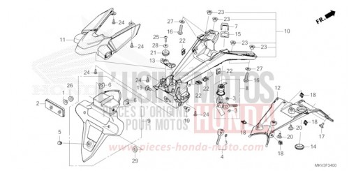 KOTFLUEGEL, HINTEN NSS750P de 2023